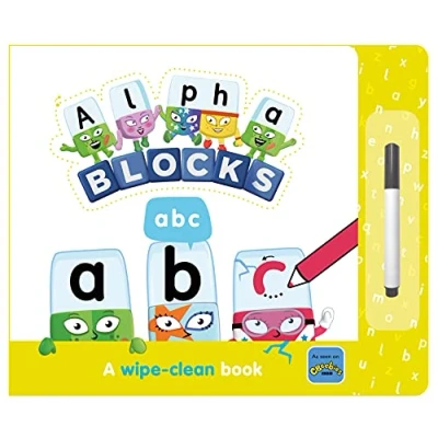 Afbeelding van Numberblock Wipe Clean Titles Alphablocks ABC: A Book
