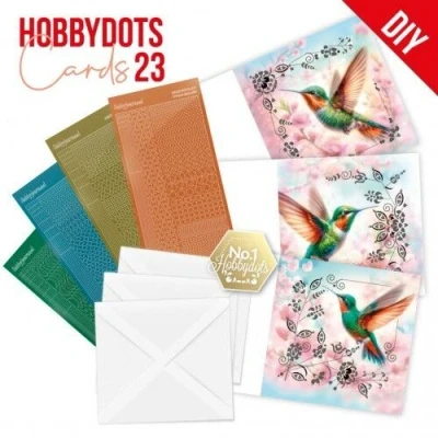 Afbeelding van Dot and Do Cards 23 Berries Beauties Hummingbirds