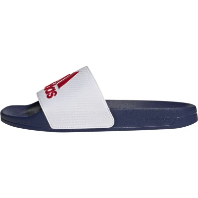 Afbeelding van adidas Performance Adilette Shower Badslippers Cloud white better scarlet victory blue, Maat: 39 1/3, blue