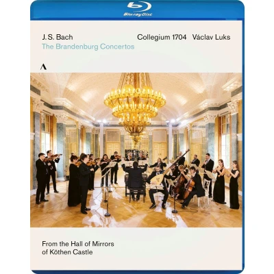 Afbeelding van Collegium 1704 &amp; Václav Luks Brandenburg Concertos 1 6 Bwv 1046 1051 (Blu ray)