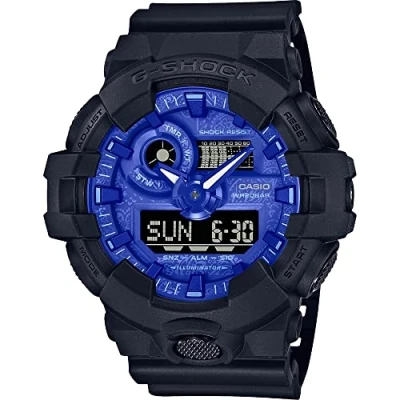 Afbeelding van CASIO Analoog GA 700BP 1AER, zwart, armband, zwart., Armband