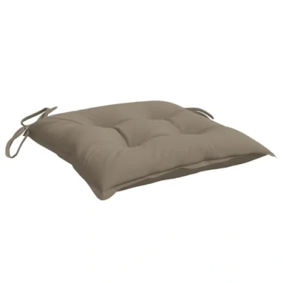 Afbeelding van Palletkussens 2 st 50x50x7 cm oxford stof taupe