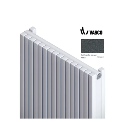 Afbeelding van Vasco Carre CPVN PLUS verticale designradiator RAL 9016 wit 1632 Watt