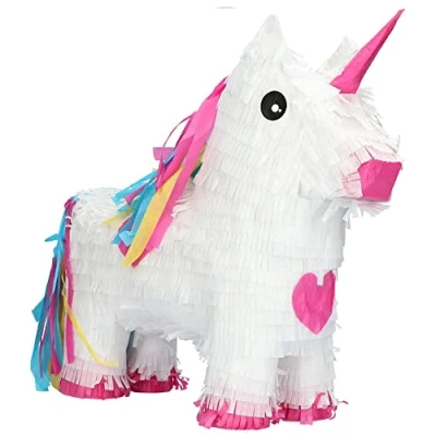 Image de Folat Piñata licorne arc en ciel anniversaire 35 x cm