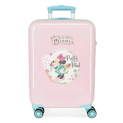 Image de Valise cabine 55cm DISNEY Minnie Florals rose 9197