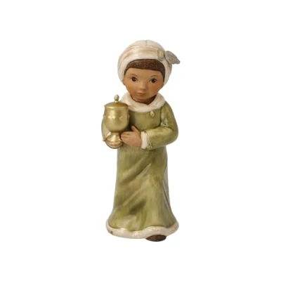 Afbeelding van Goebel Kerst Decoratief beeld / figuur Kerststal Ezel Aardewerk 9cm