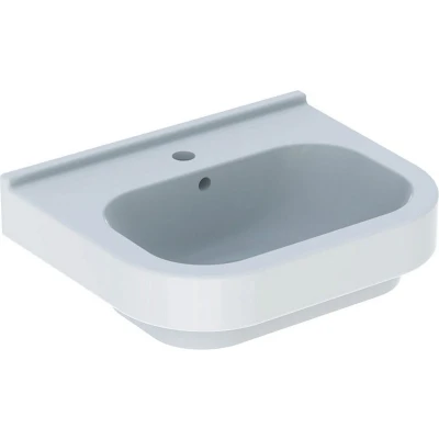 Afbeelding van Geberit 300 Basic wastafel wit (55 x 44,5 cm) 1 kraangat, met
