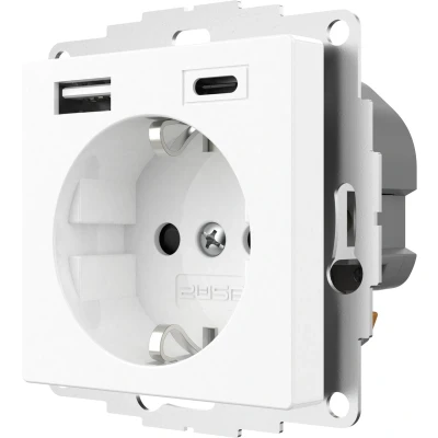 Afbeelding van 2USB InCharge PRO 55 EU 15W 3,0A Glossy White