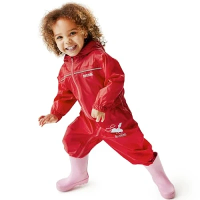 Afbeelding van Regatta Puddle Kids Regenpak Pepper Maat 98