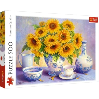 Afbeelding van Trefl Zonnebloemen puzzel 500 stukjes