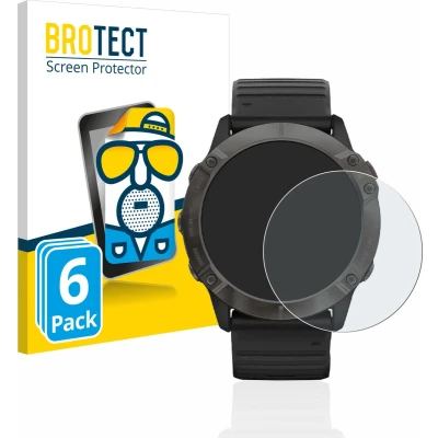 Afbeelding van BROTECT Screenprotector voor Garmin Fenix 6X Pro Folie Beschermfolie matte (6 Stuks)