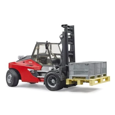 Afbeelding van Bruder Chariot élévateur Linde HT160D avec palette et 3 gitterbox