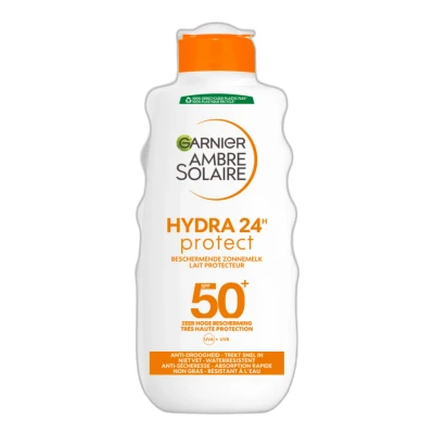 Afbeelding van 3x Garnier Ambre Solaire Hydra 24 Protect Zonnebrandmelk SPF 50+ 175 ml