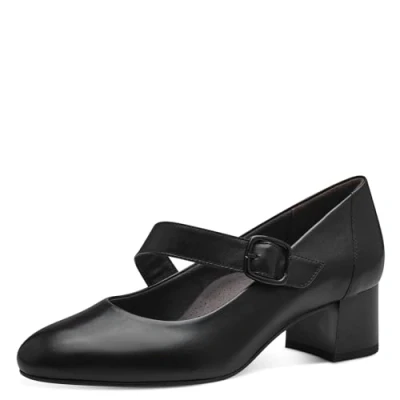 Afbeelding van Tamaris Comfort Klassieke pumps, Dames, Maat: 39, Black nap uni Leer