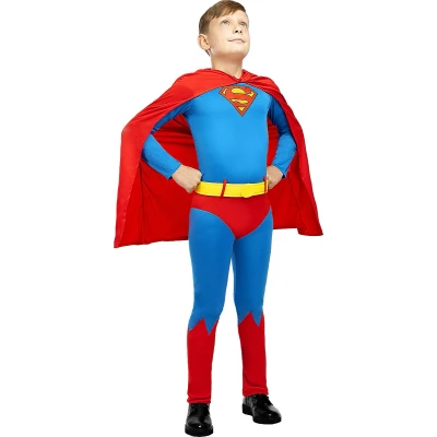 Afbeelding van FUNIDELIA Klassiek Superman kostuum voor jongens Maat: 122 134 cm