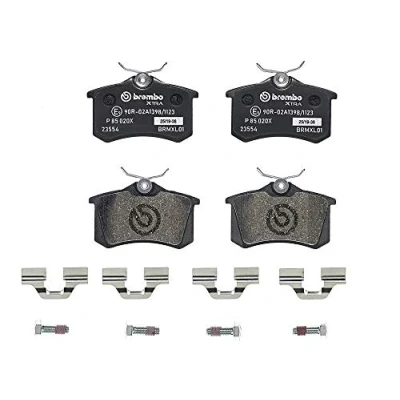 Image de 4 plaquettes de frein brembo p 85 020x