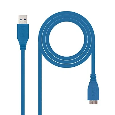 Image de Nano Cable 10.01.1101 BL Câble USB 3.0 vers Micro 3.0, mâle mâle, Bleu,1mts