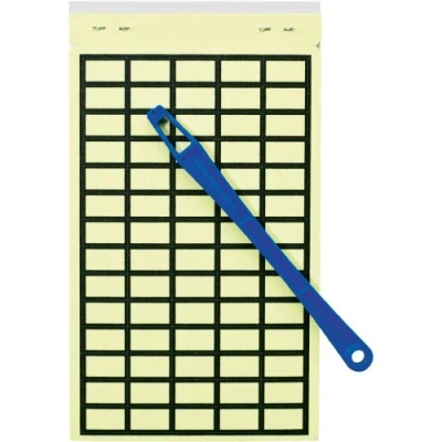 Afbeelding van HellermannTyton 598 92227 TAG122FB 270 YE Kabeletiket Helasign 15 x 9 mm Kleur van het label: Geel Aantal etiketten: 700