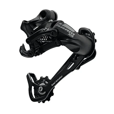 Afbeelding van SRAM X5 Achterderailleur 9 speed, zwart Uitvoering medium kooi
