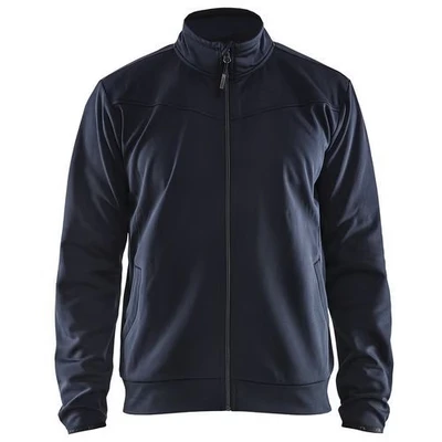 Image de Sweat zippé marine foncé/noir