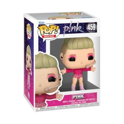 Afbeelding van Funko Pop! Rocks: Pink Trustfall P!nk vinyl figuur om te verzamelen cadeau idee officiële merchandise speelgoed voor kinderen en volwassenen muziekfans, pop verzamelaars