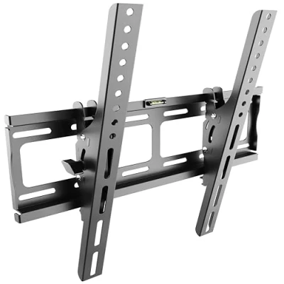Afbeelding van RICOO R09 TV muurbeugel plat kantelbaar universeel 32 65 inch (81 165 cm), wandhouder voor TV, gebogen, LED, LCD, VESA 200 x 400