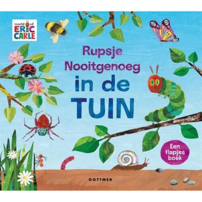 Afbeelding van Uitgeverij gottmer flapjesboek rupsje nooitgenoeg in de natuur