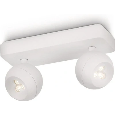 Afbeelding van Philips myLiving Universa Spotlamp 2 spots LED Wit