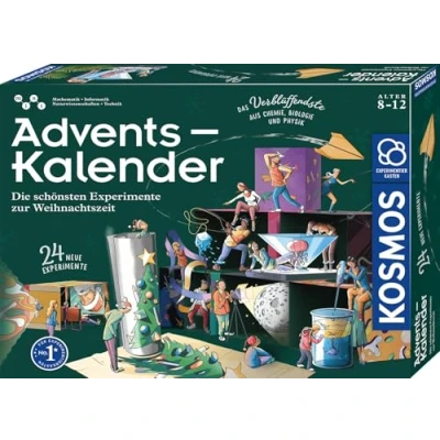 Afbeelding van Adventskalender de mooiste experimenten voor kersttijd: experimentendozen
