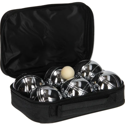 Afbeelding van Get &amp; Go Jeu de Boules Set V 6 Ballen Chroom