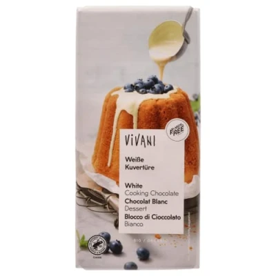 Afbeelding van Kookchocolade Wit Biologisch 200 gram