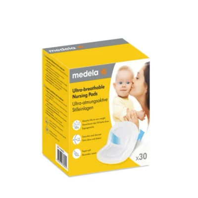 Afbeelding van Medela Wegwerp Zoogcompressen Ultra Ademend Extra Dun 30 stuks