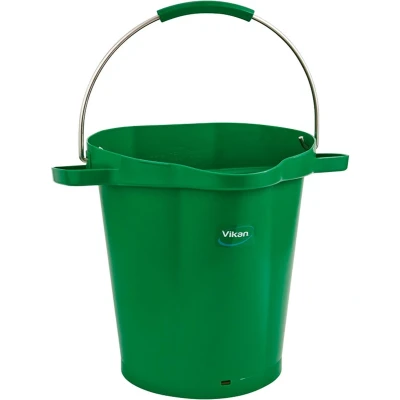 Afbeelding van Vikan Buckets and Lids 20 Liters Bucket Liter Polypropylene Stainless steel 380x470x470mm Also see Lid 5693 Green