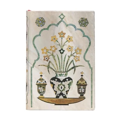 Afbeelding van Notitieboek Mini Shah Taj Mahal Flowers Gelineerd Paperblanks