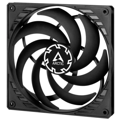 Afbeelding van ARCTIC P14 Slim PWM PST PC ventilator, stille behuizingsventilator, 140 mm, CPU koeler, hoge statische druk, deelfunctie, 150 1800 rpm, zwart