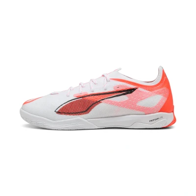 Afbeelding van Puma Ultra 5 PRO Court Zaalvoetbalschoenen White blackglowing red, Maat: 39, black glowing red Kunststof/ textiel