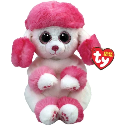 Afbeelding van TY Beanie Babies Bellies Knuffel Poedel Heartly 15 cm