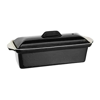 Image de Terrine à pâté en fonte 13 L Vogue noire Fonte13310Oui x100x90mm