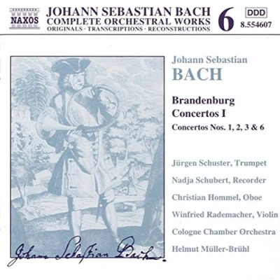 Afbeelding van Cologne Chamber Orchestra, Helmut Müller Brühl J.S. Bach: Brandenburg Concertos Nos. 1,2,3,6 (CD)