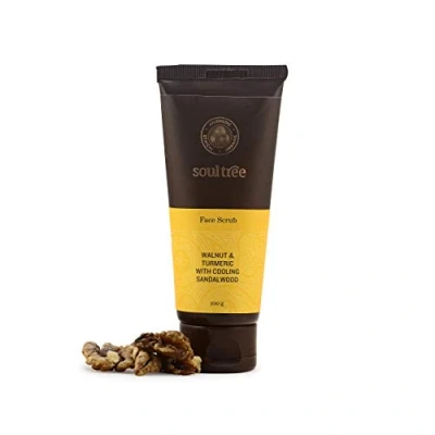 Afbeelding van Soultree Face Scrub Walnoot &amp; Kurkuma met Sandalwood