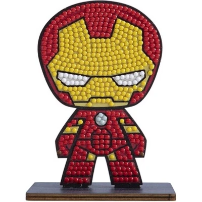 Afbeelding van Craft Buddy Ironman, kristallen kunstfiguur ca. 11x8cm