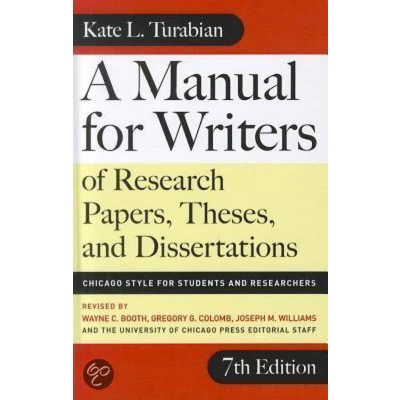 Afbeelding van A Manual for Writers of Research Papers, Theses, and Dissertations, Ninth Edition Chicago Style Students Researchers