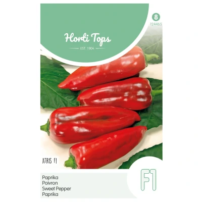 Afbeelding van Paprika Atris Hybride F1 Rode Koehoorn Hortitops
