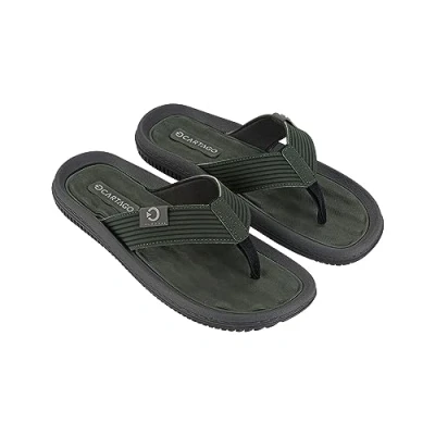Afbeelding van Cartago Dunes Vi Ad teenslippers voor heren, Zwart/Groen, 45/46 EU