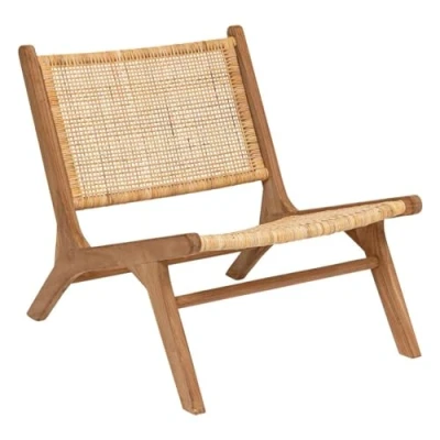 Afbeelding van Atmosphera Stoel Timor teak &amp; rotan