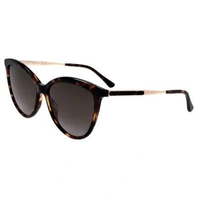 Afbeelding van Jimmy Choo Dammes Brillen Zonnebrillen Bruin One Size