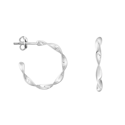 Afbeelding van SOFIA MILANI Damesoorbellen van 925 sterling zilver oorbellen met spiraalmotief, Metaal