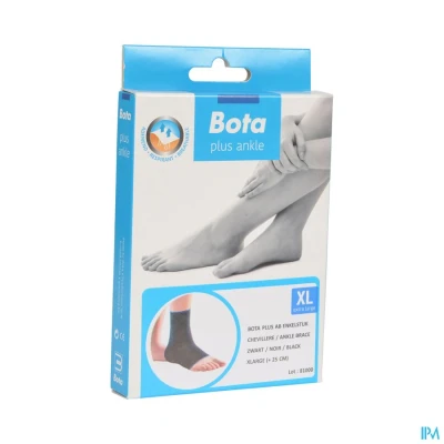 Afbeelding van BOTA PLUS ENKELBANDAGE ZWART XL +25 cm