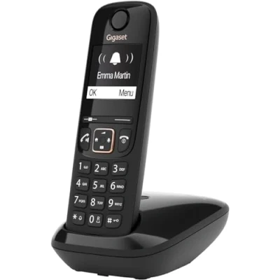 Afbeelding van Gigaset As690 Duo Dect Draadloze Telefoon, Met Extra Handset, Zwart Telefoon