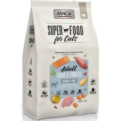 Afbeelding van MAC&#039;s Cat Adult Zalm &amp; Forel Kattenvoer Dubbelpak 2 x 7 kg